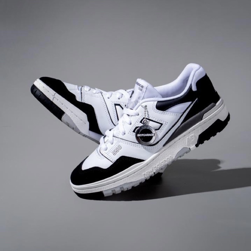 New Balance 550 White Black Cloud