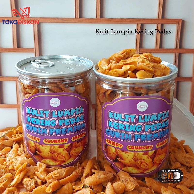

Can Kulit Lumpia Kering Pedas Gurih Lumring Pangsit Gulung Kulpi Kualitas Premium