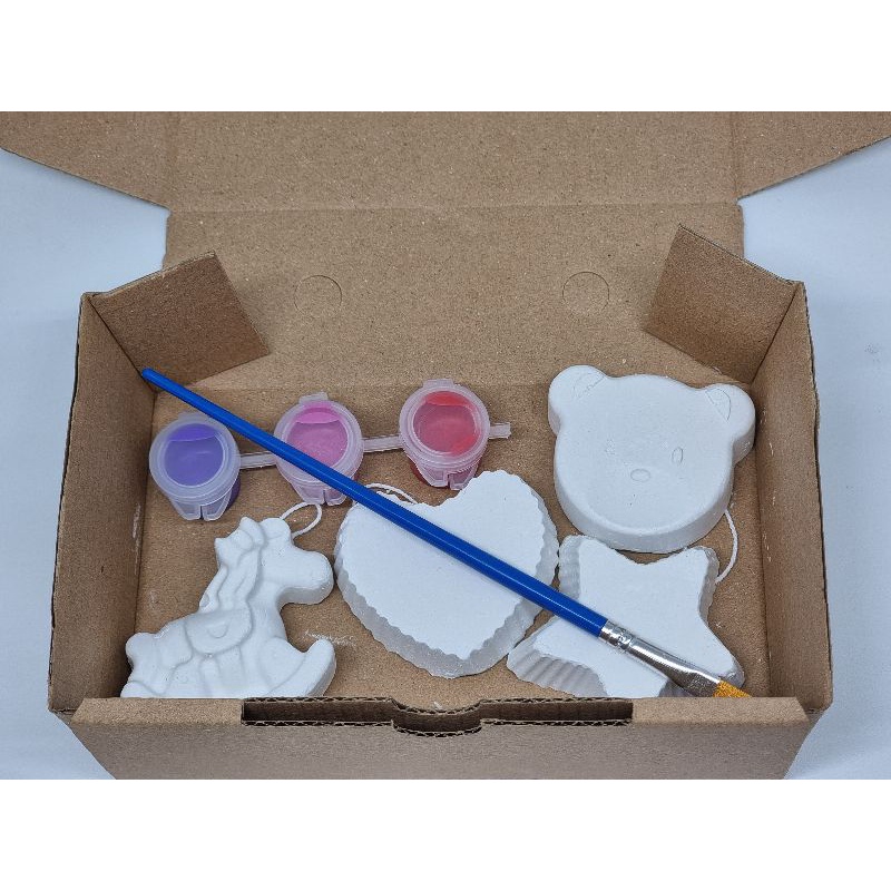 Mainan Edukasi Anak DIY Painting Gypsum Kit Mewarnai Patung Lukis Gypsum Painting Kit