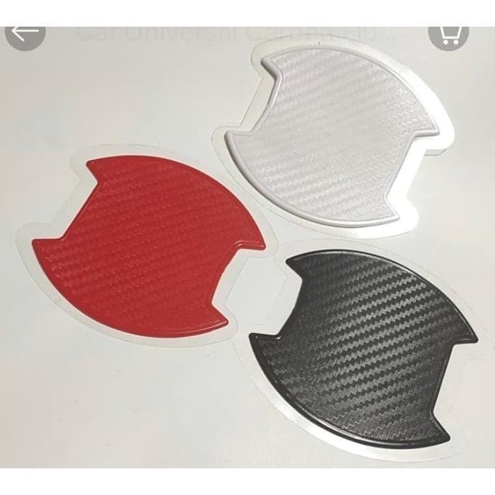 Door Handle Protector Outer Pelindung Pintu Carbon Mobil MG HS