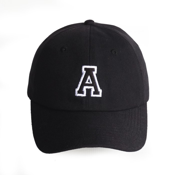 topi INSANELTD. Polo Cap | Topi Pria Orginal Denim Logo Alfabet A(C1B1) harga grosir termurah topi p