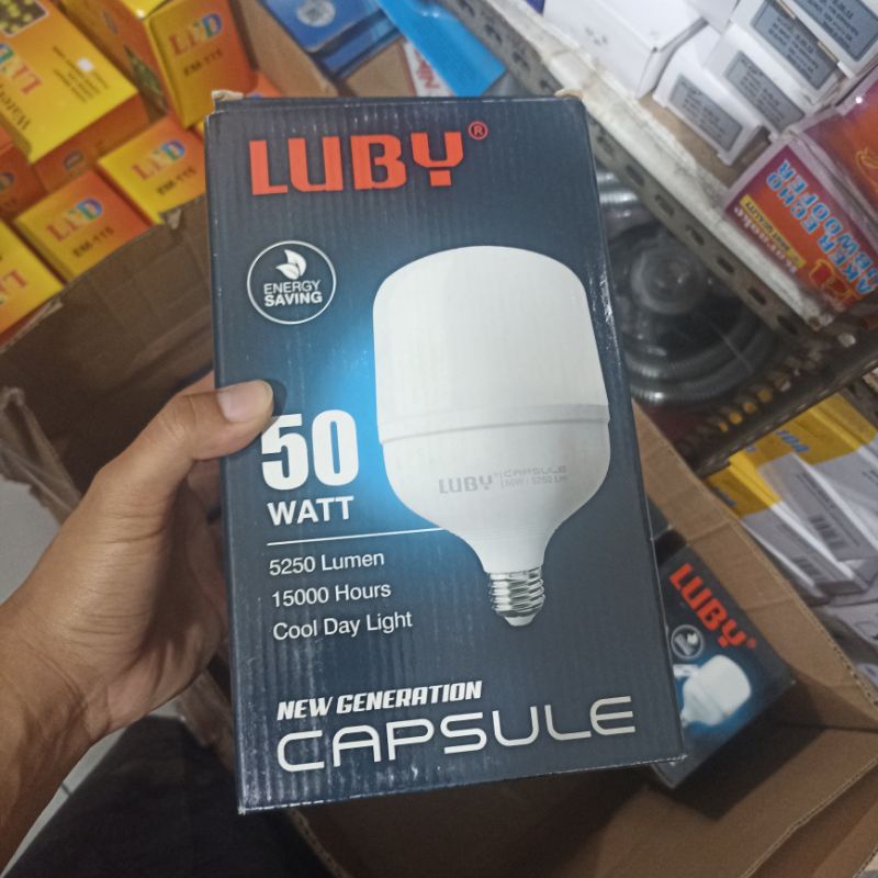 LAMPU LED LUBY 50 WATT, LAMPU LED 50 WATT MURAH, LAMPU 50 WATT MURAH, LAMPU LED LUBY MUARAH