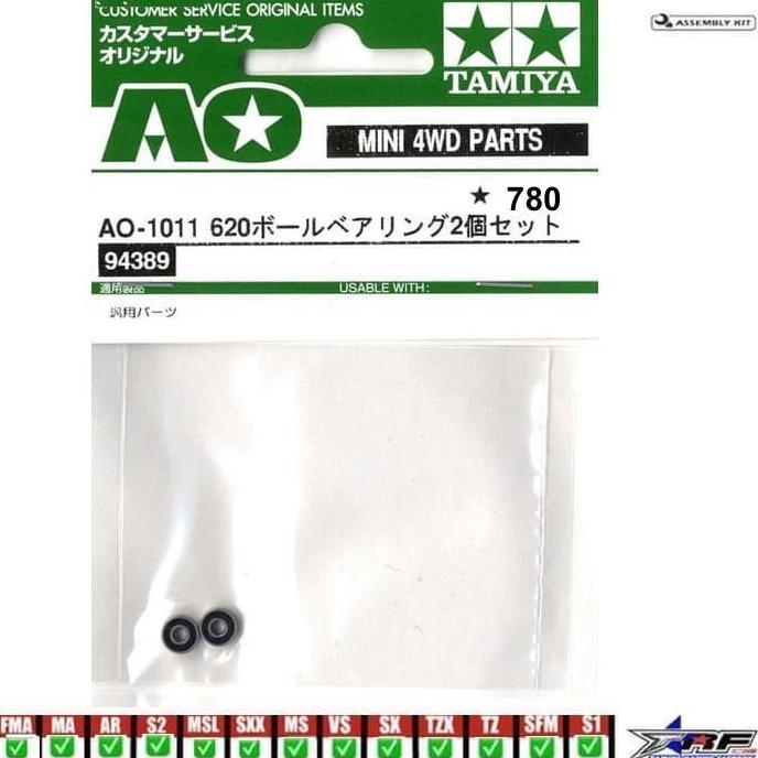 TAMIYA 94389 AO-1011 620 BALL BEARING / BEARING AO 620