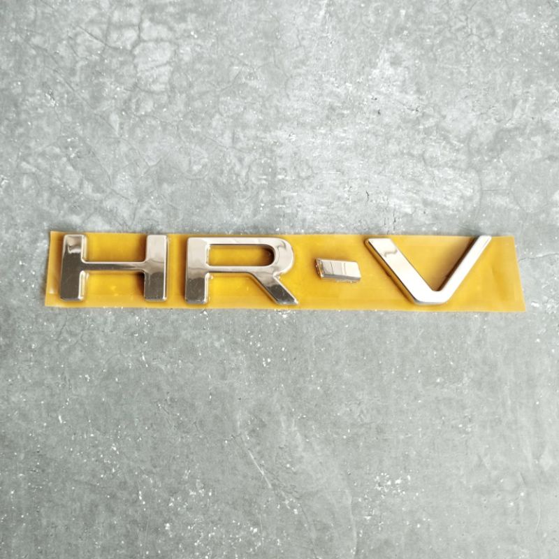 Emblem Logo Bagasi Tulisan HRV 2022 Original