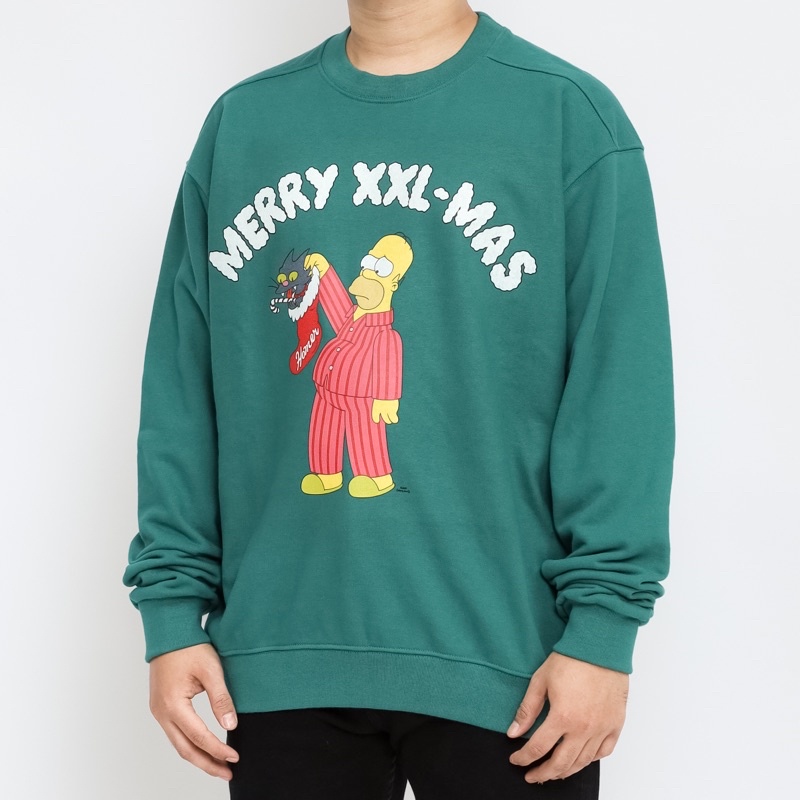 Adlv Simpsons Crewneck Green