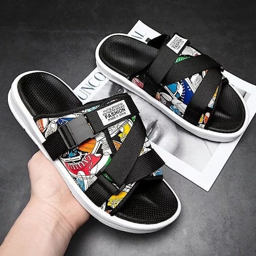 Sandal Gunung Pria Japan Fashion Korean Sandal Slop Pria Pr06