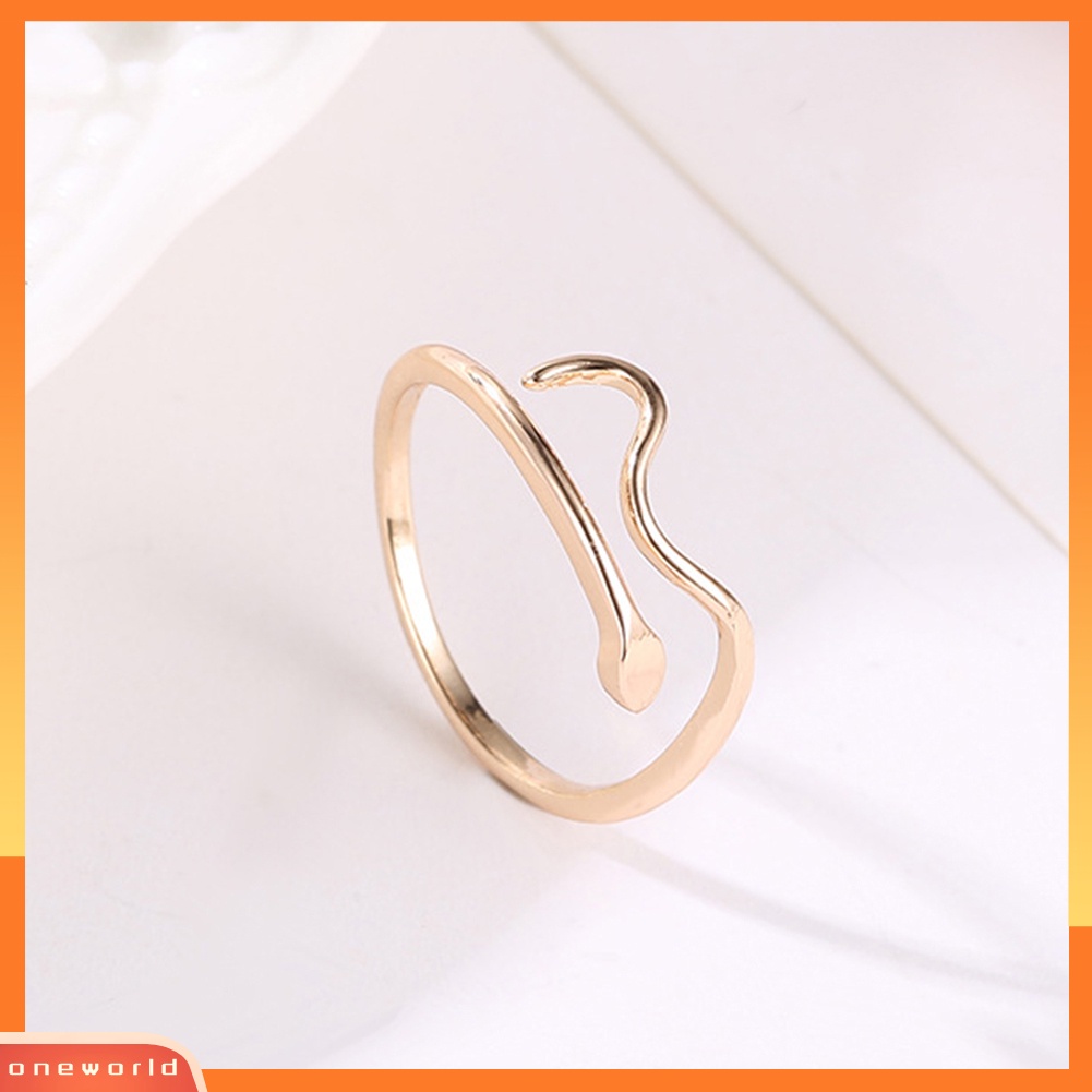 (ord) Cincin Wanita Desain Ombak Air Adjustable Untuk Pesta