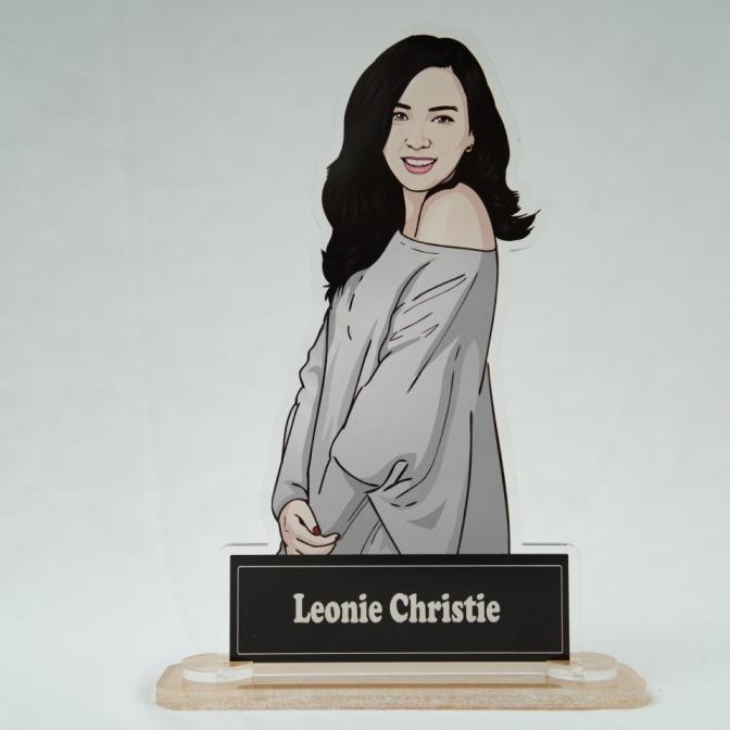 Trophy Karikatur / Plakat Karikatur Akrilik 30cm rah