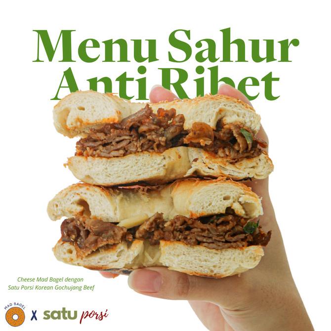 

SATU PORSI x MAD BAGEL (Paket Bundling Bagel & Satu Porsi) sal