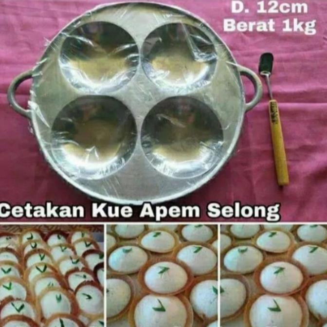 *#*#*#*#] cetakan kue apem Selong 4 lubang