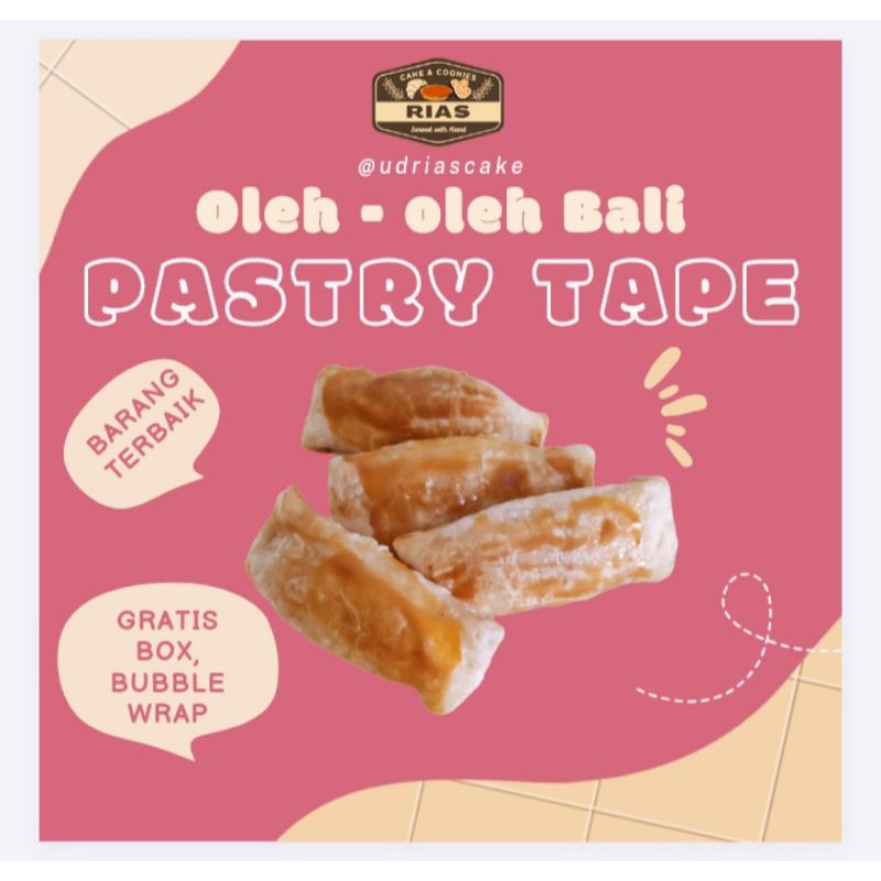 

OLEH OLEH BALI RIAS PASTRY TAPE BOX ISI 10 & 18