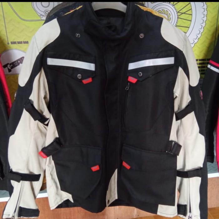 Jaket Motor Touring Adventure New Horizon Black Silver