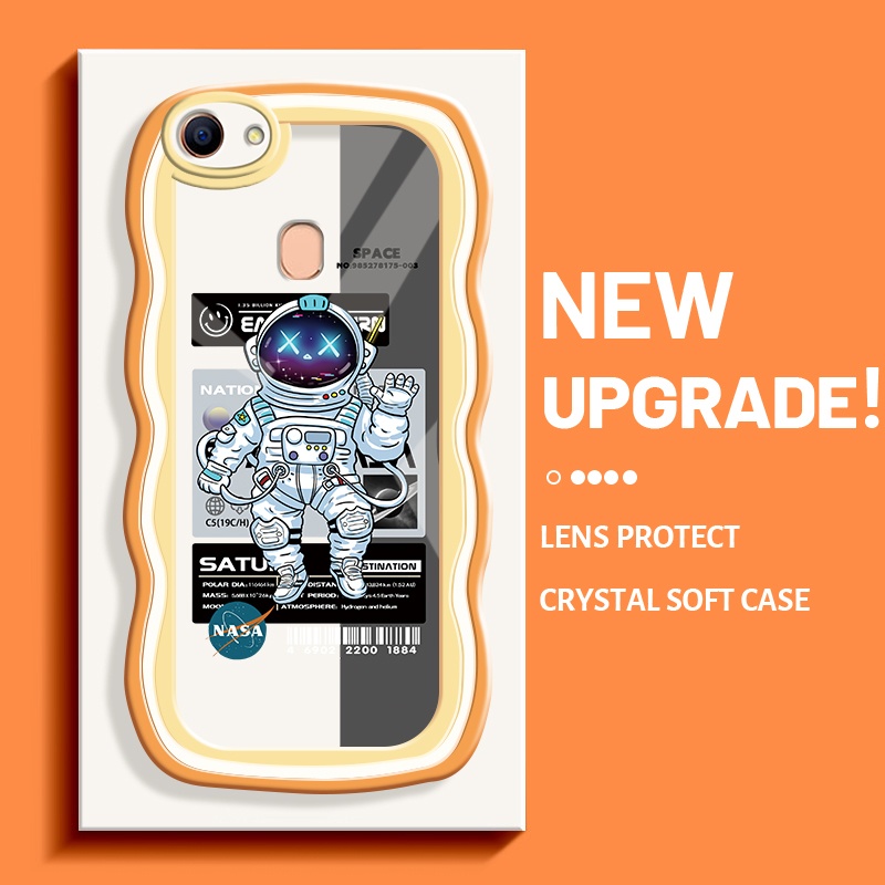 Casing Ponsel untuk OPPO F5 F5 Plus F5 Youth F7 Casing astronot luar angkasa robot keren pinggiran g