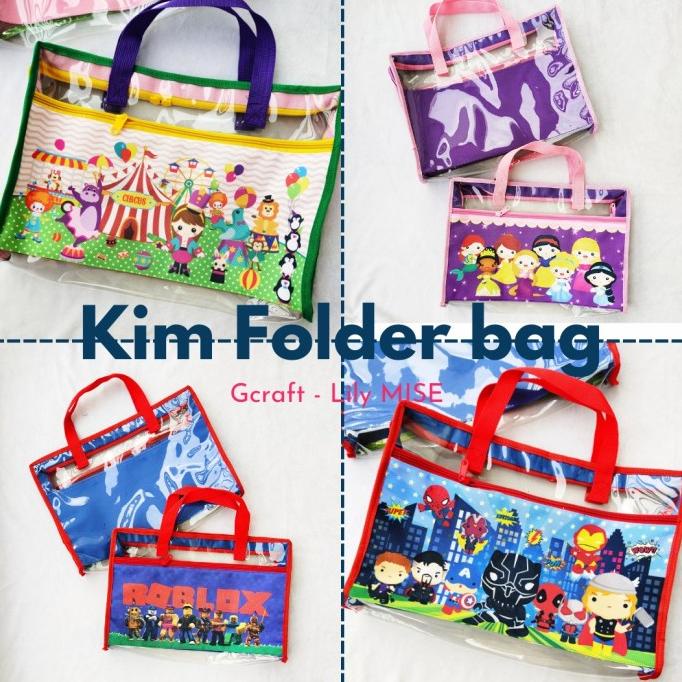 

Kim folder bag - tas folder - tas map - tas les - tas transparant