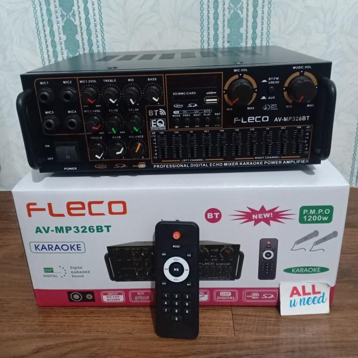 Terlaris Sunbuck Audio Original Fleco Av-Mp326Bt - Amplifier Bluetooth Fleco