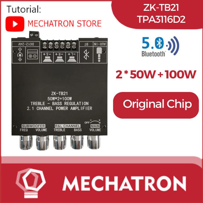 Terlaris Tpa3116D2 Zk-Tb21 2*50W + 100W Subwoofer Bluetooth Amplifier Zk Tb21