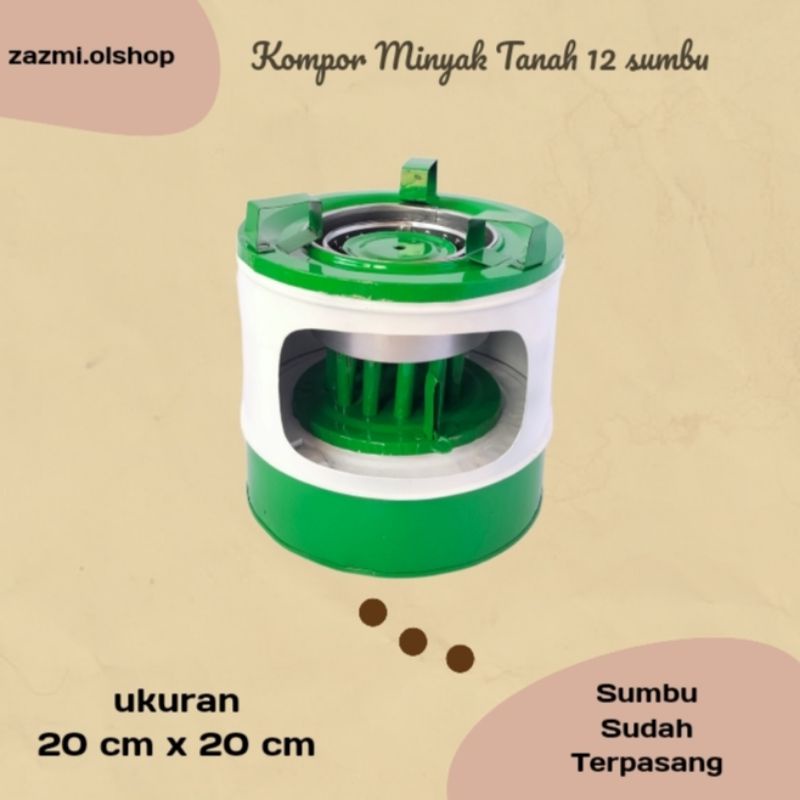 Kompor Minyak Tanah/Kompor Minyak Tanah 12 Sumbu/Kompor Minyak Murah/Sudah Terpasang Sumbu