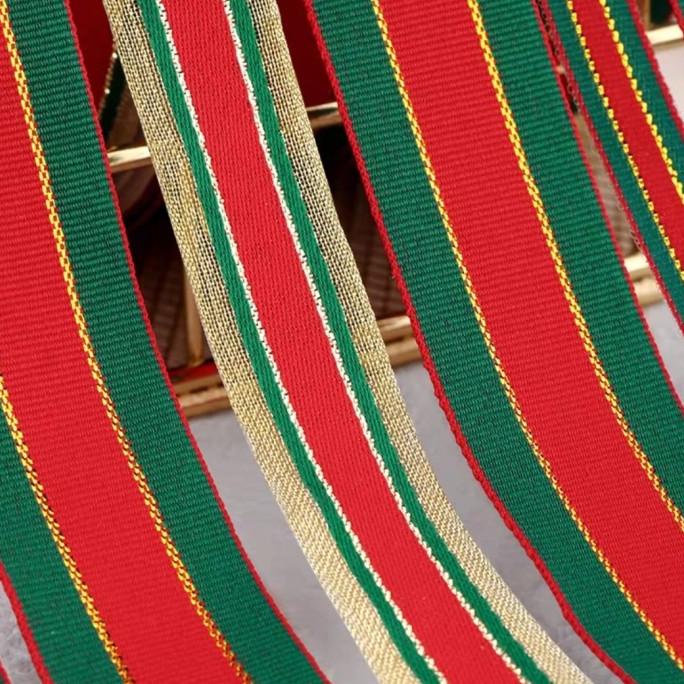 

Kualitas terbaik] Pita Natal List Red Green import (PER ROLL)