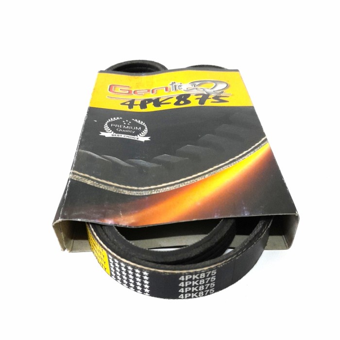 ATDL 4PK875 GenteQ V-Belt Tata Indigo Lancer 4G13 Mazda 323 626 MX-5 Sephia