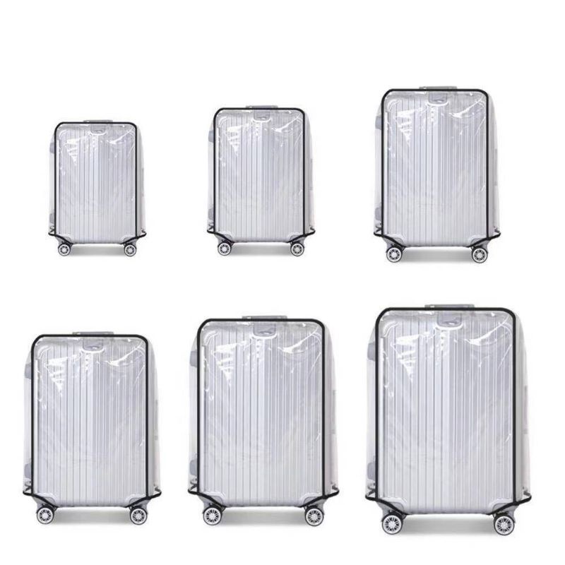 PELINDUNG KOPER ANTI GORES /Grosiran Luggage Cover Transparant Cover Pelindung Koper Transparan ukuran