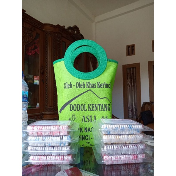 

PAKET DODOL - 8 kotak rasa random gratis 1 tas