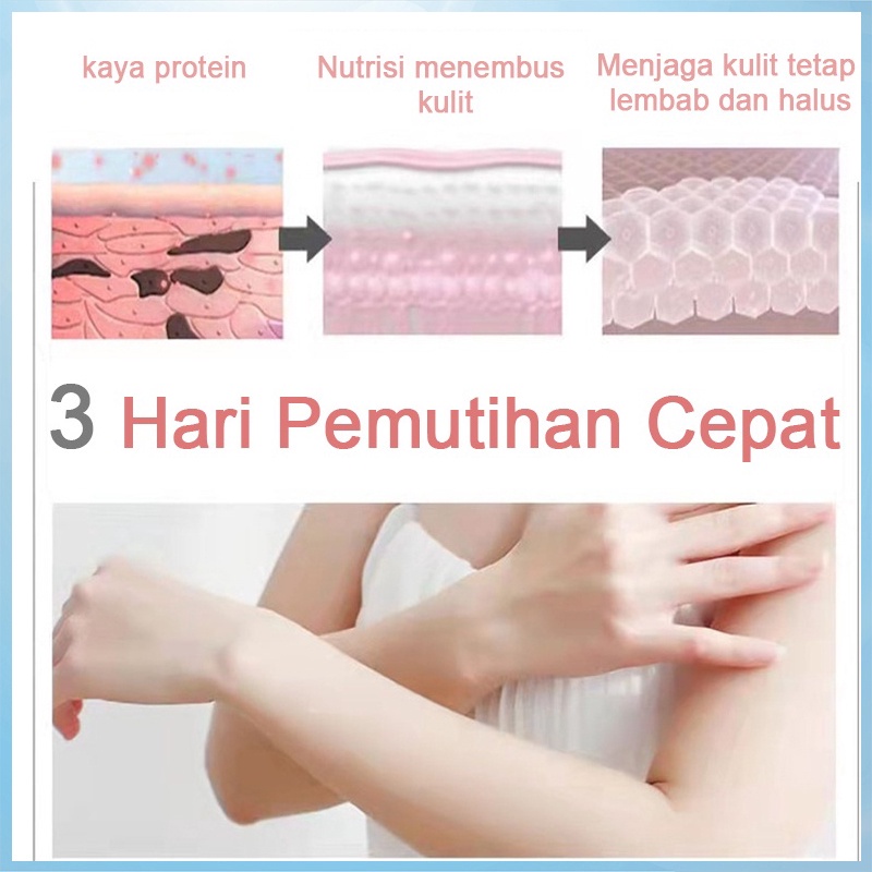 krim ketiak krim pemutih memutihkan melembabkan menghilangkan melanin lengan paha lutut pemutih ketiak menghilangkan selangkangan