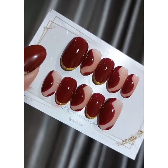 Hk_nail[Ready]011press on nail handmade premium