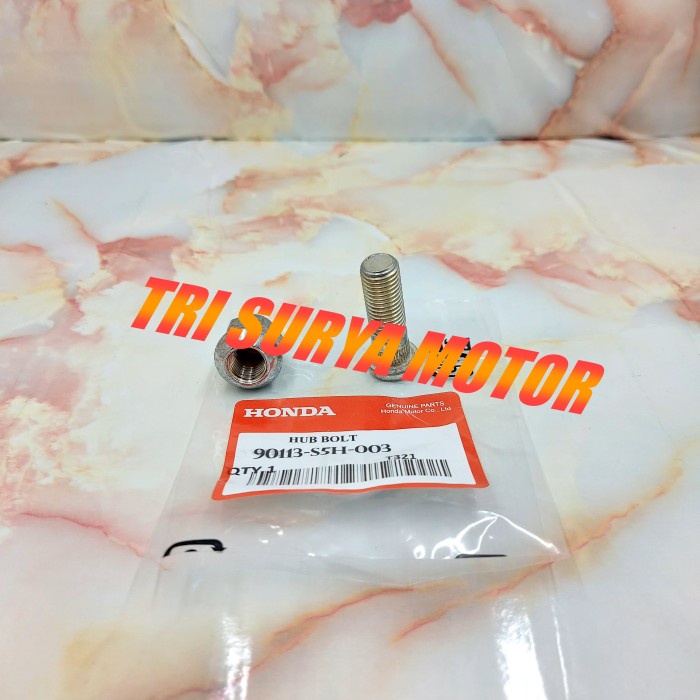 TSMR HUB BOLT BAUT RODA MUR RACING PENDEK JAZZ MOBILIO BRIO HRV BRV CRV ORI - BAUT RODA SET