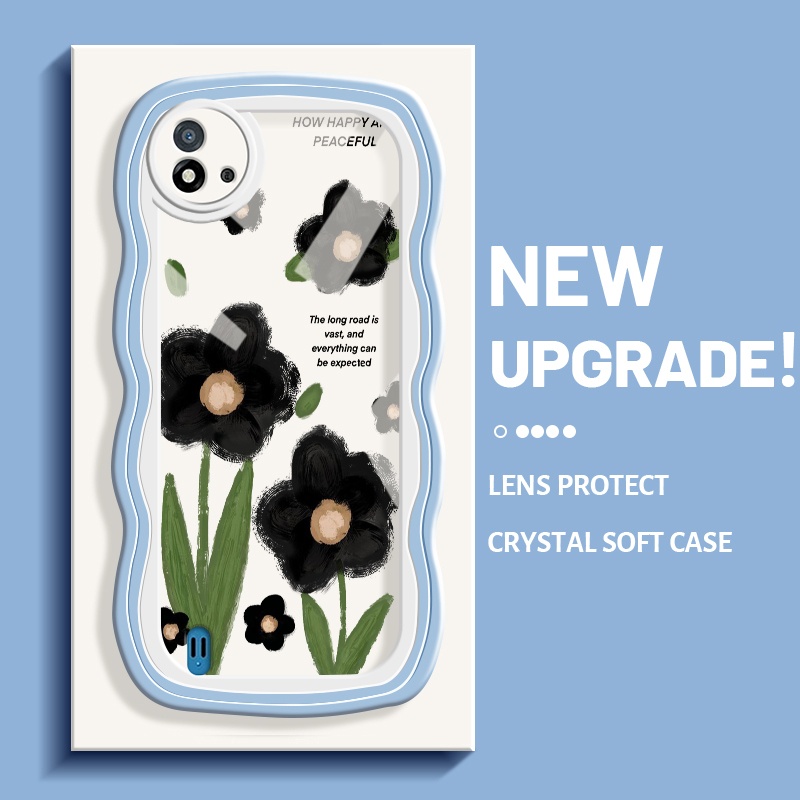 Casing Ponsel untuk Realme C20 C20A C11 2021 C11 2020 Narzo 50i Casing telepon anti guncangan pola b