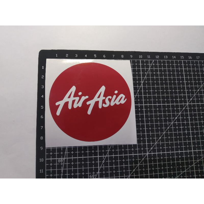 cutting stiker air asia
