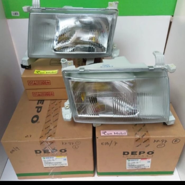 TPML Head lamp lampu besar Kijang Kapsul 97-98 Tanpa Foglamp 212 -1175 Depo