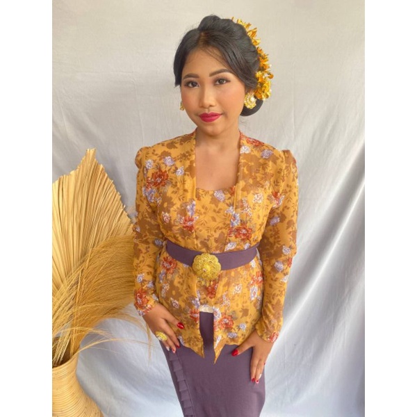 Kebaya Bali By Ani Kebaya Kutubaru Sifon Bunga