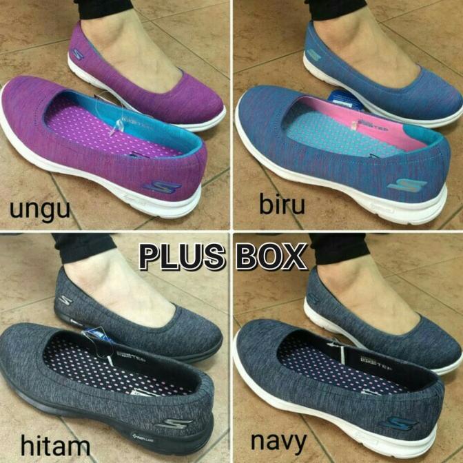 Promo Skechers / Skecher / Sepatu Skechers Wanita GoWalk 3 Ballerina