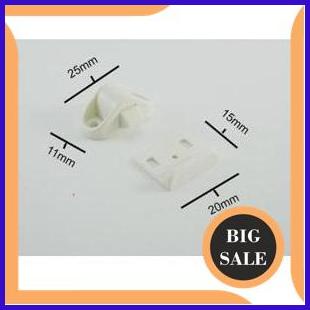 Tic Tac Catches Plastik Putih Pengunci Lemari Kait Jepit Udang Plastik suku cadang 54PR23