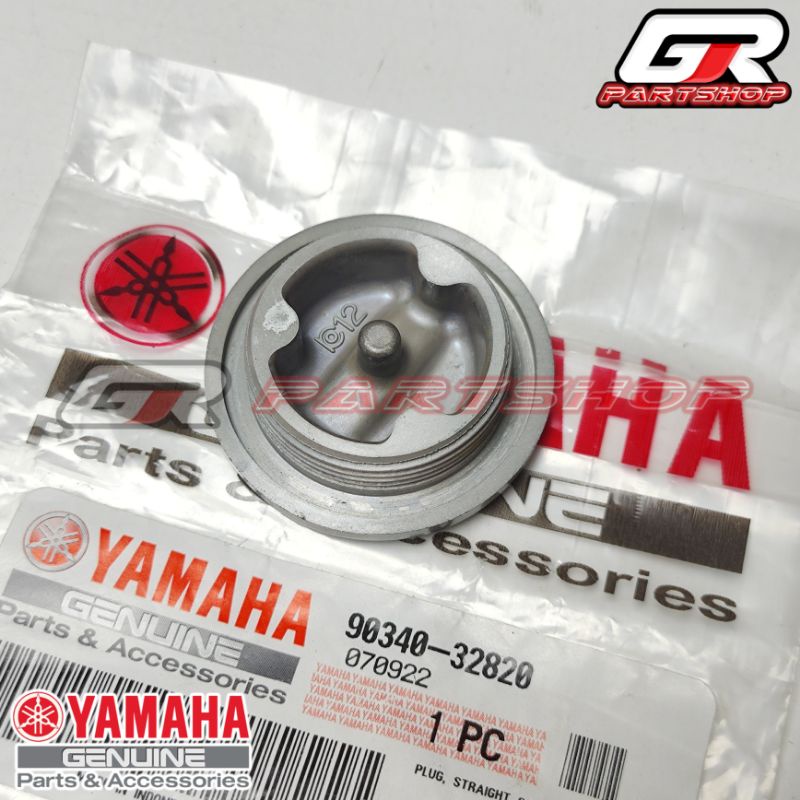 tutup koin cvt nouvo z lele ori ygp original yamaha plug koin blok bak cvt