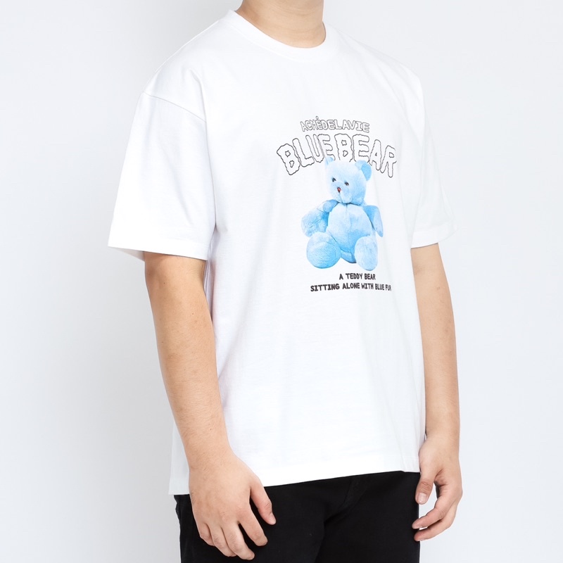 ADLV. Blue Bear White Tee