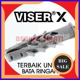 Viser X X6 X 6 S6 Fiser Hebel Habel Bata Tembok Dinding Beton (10 pcs) tools n parts 54PR23