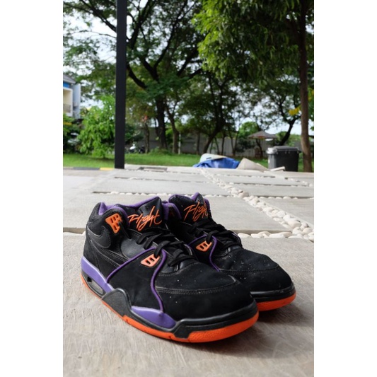 Nike Air Flight 89 Black Court Purple - Size 45