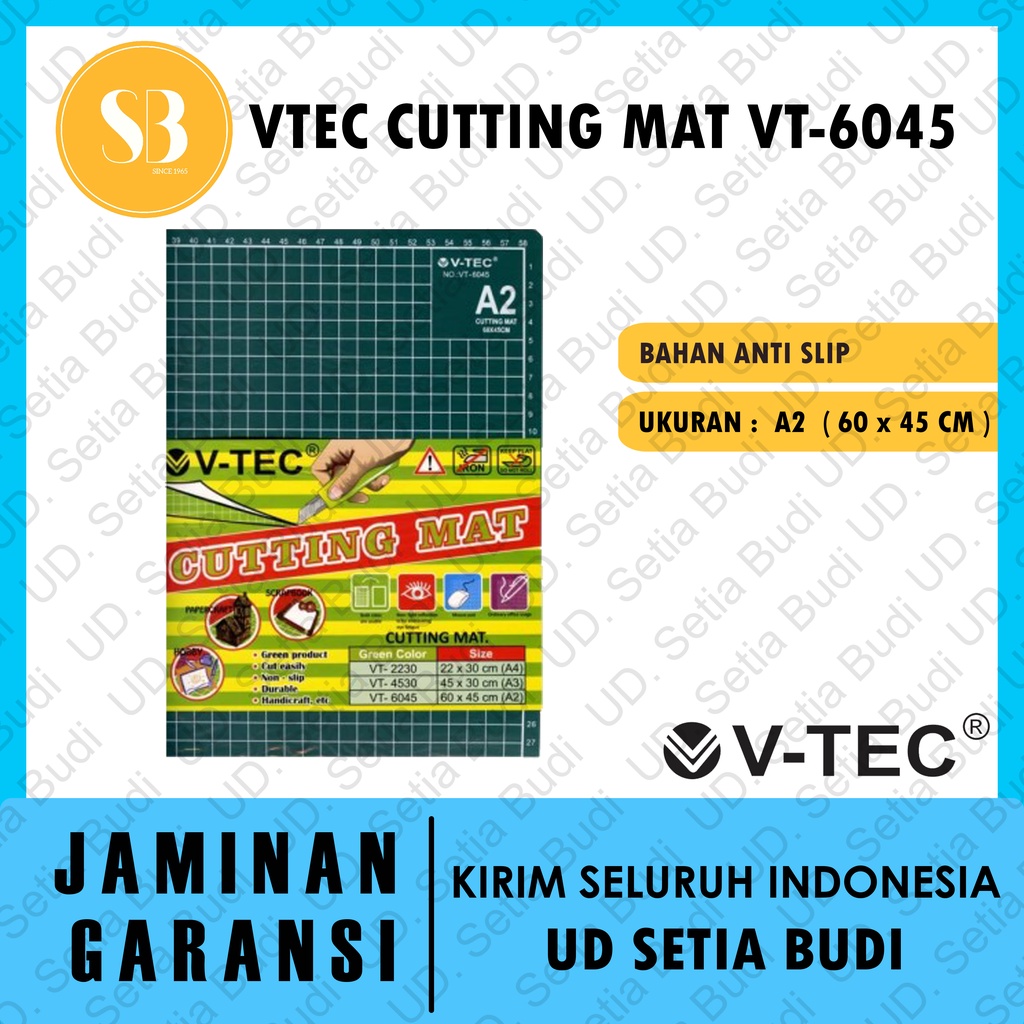 

Cutting Mat / Alas Potong V-tec VT-6045 Ukuran A2