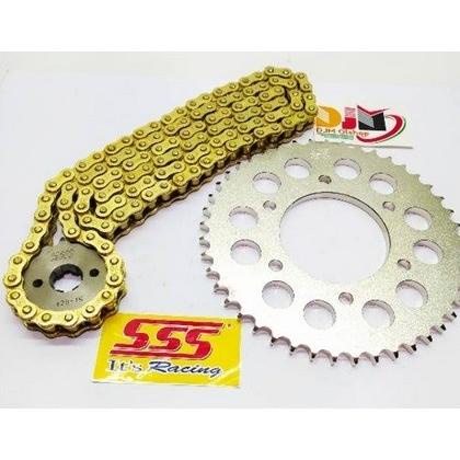 Gear Set Paket Sss Rantai Gold Vixion Old/ Vixion New/ Byson/ Scorpio/