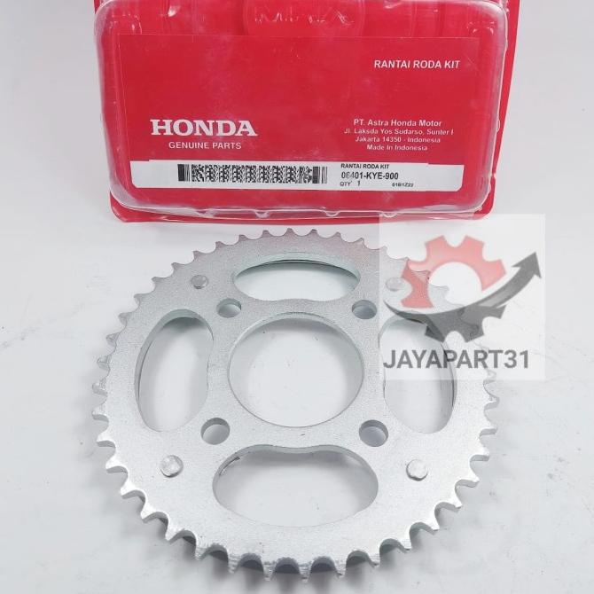 Gear Set + Rantai Honda Mega Pro Mono Verza Cb150R Old Kualitas Ori