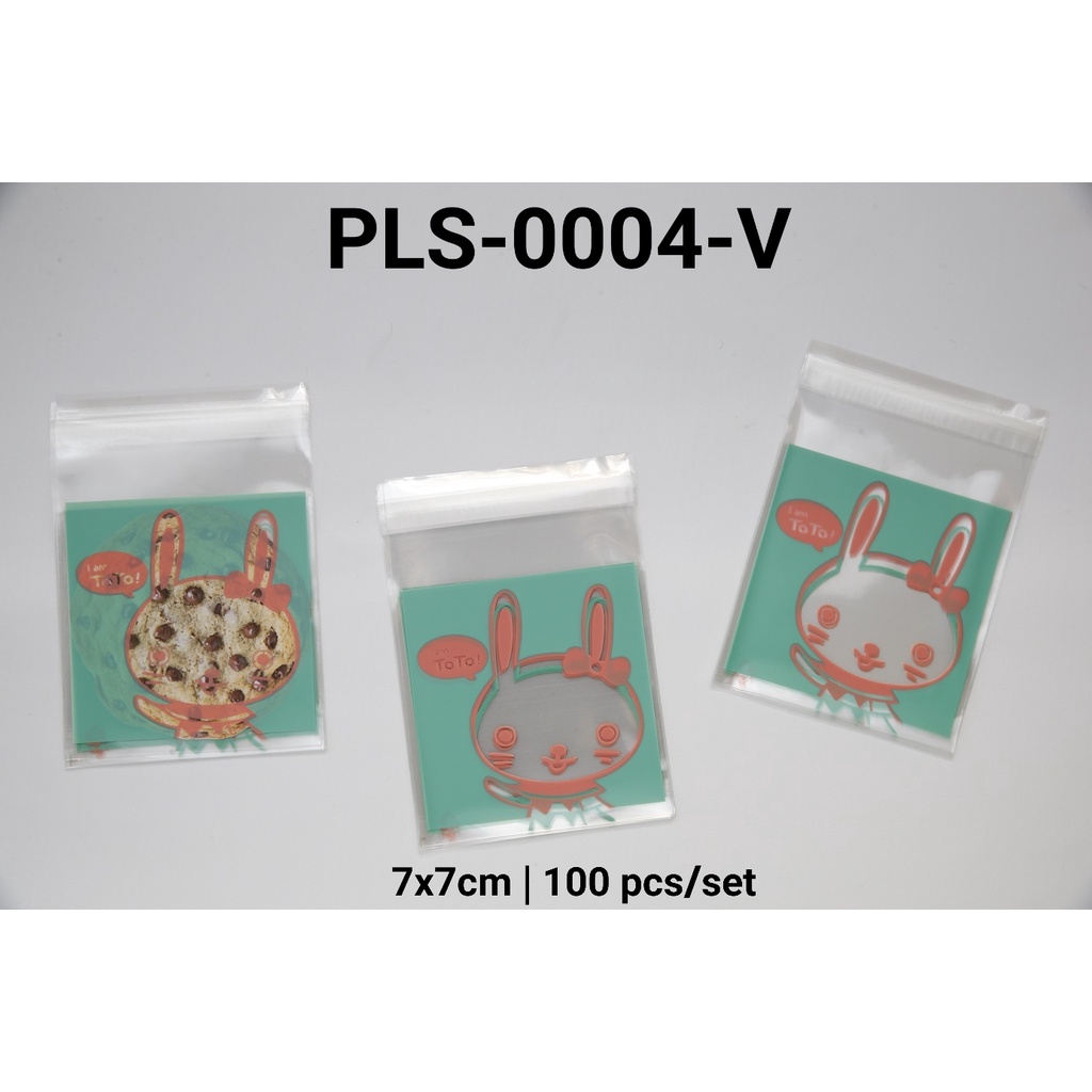 PLS-0004-V Plastik cookies cookie kue kering kecil (Packaging)