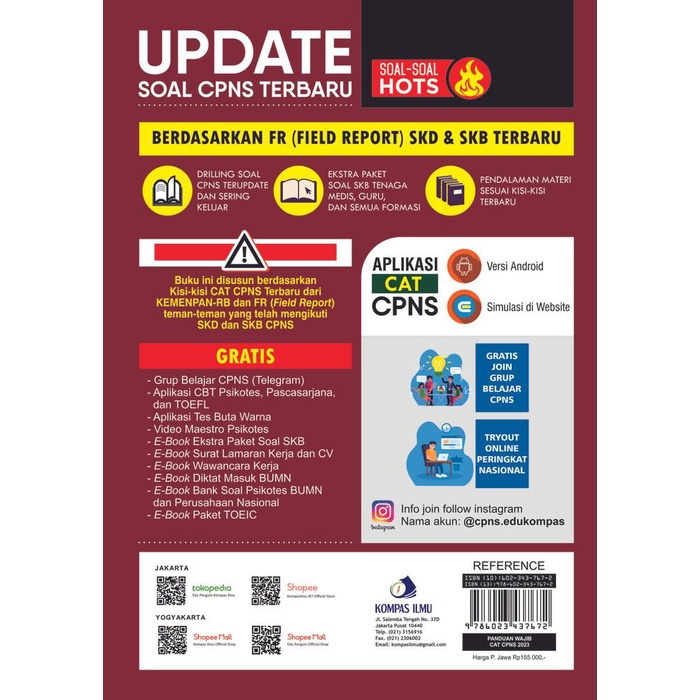 

Buku Panduan Wajib Cat Cpns 2021-2022 Skd Skb Terbaru Terupdate 091