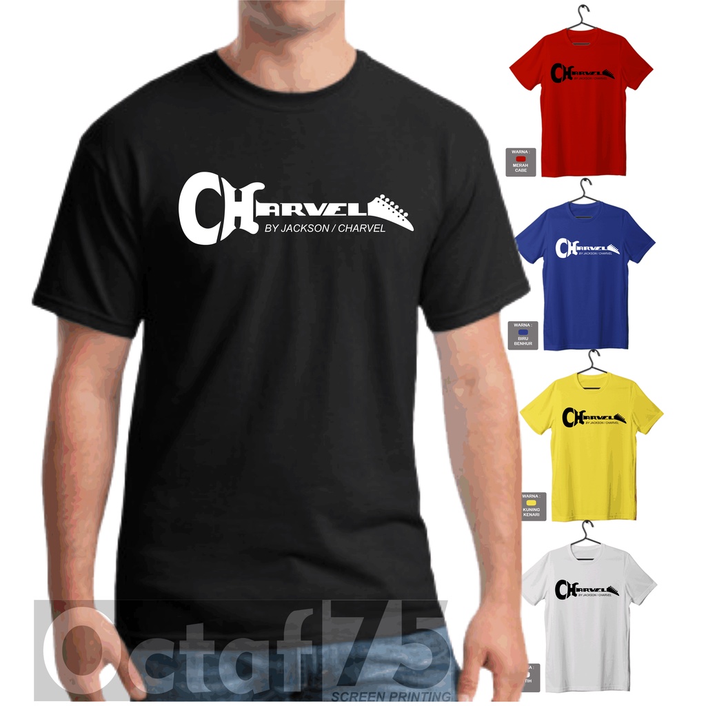 Kaos logo CHARVEL GUITAR Kaos Musik