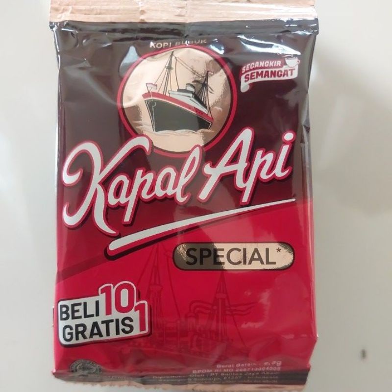 

Kopi sachet kapal api spesial 6.5 gr ecer