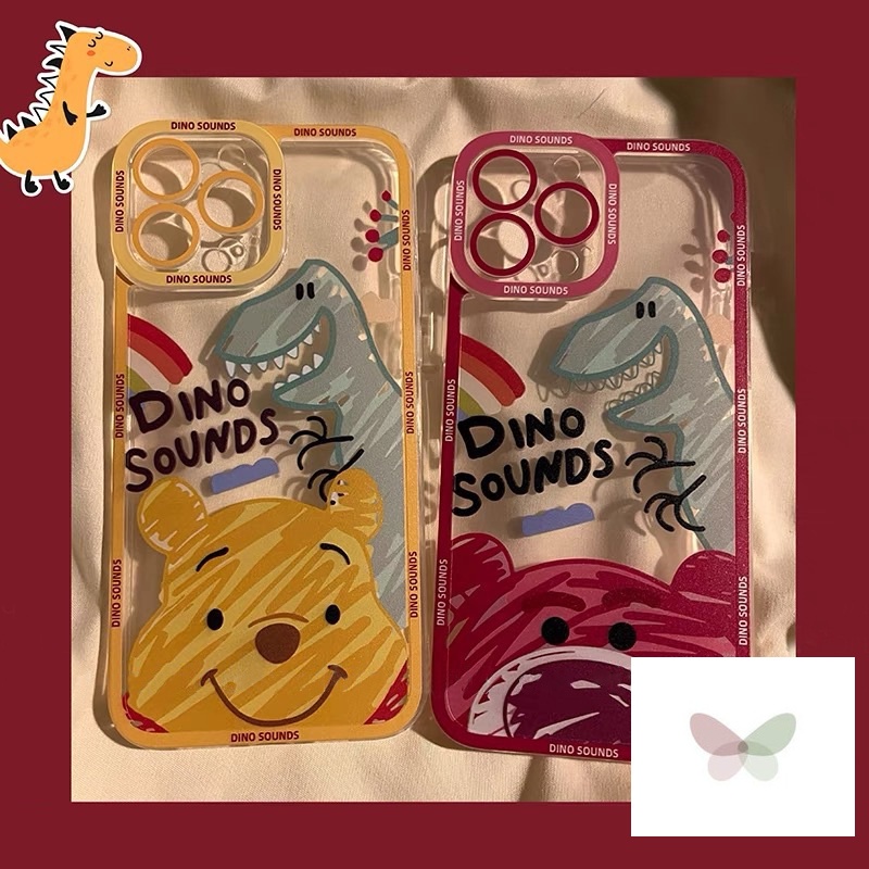 Soft Case Tpu Motif Beruang Dinosaurus Untuk Samsung A52 A52S A32 A72 A11 M11 A10S A03 A53 5G A12 M1