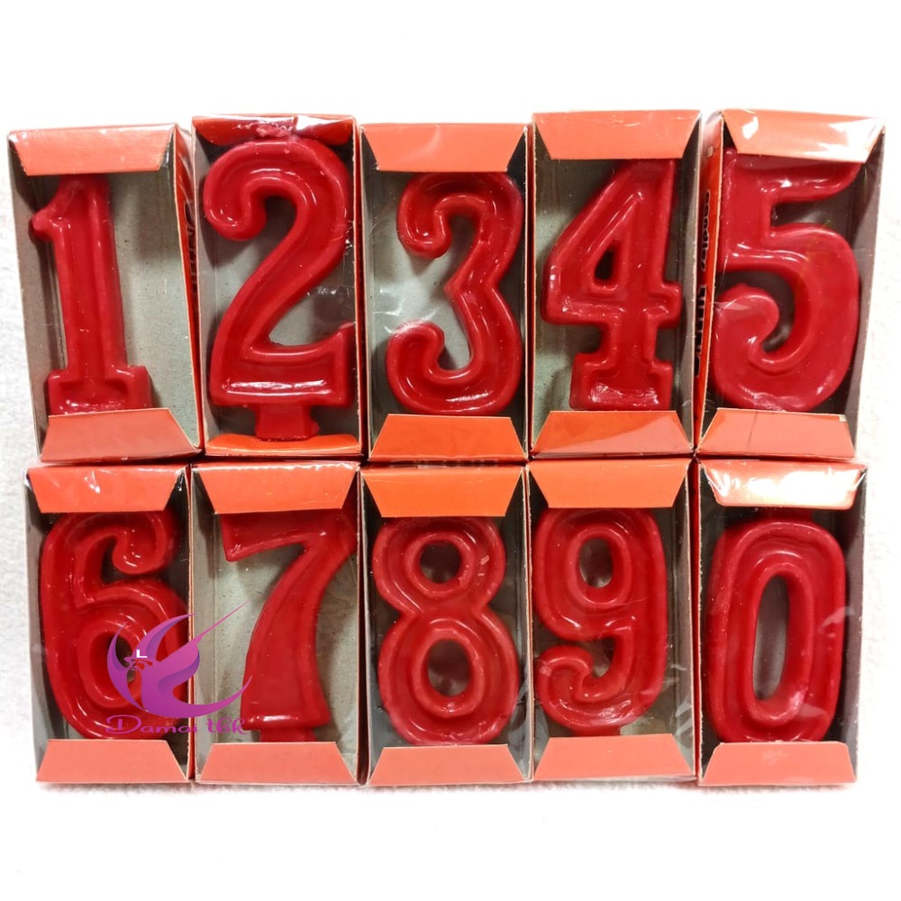 Lilin Angka / Lilin Ultah / Lilin Angka Wina / Souvernir Ultah