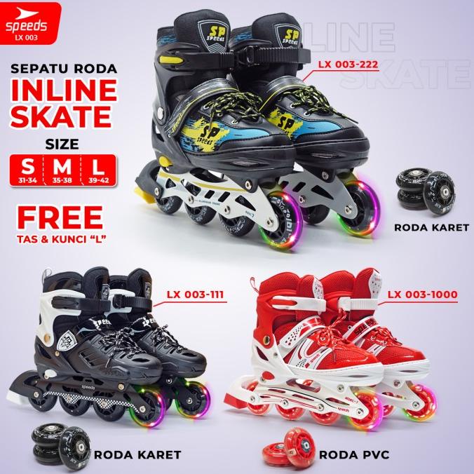 Sepatu Roda Anak Power King Inline Roda Full Karet 666 barang impor