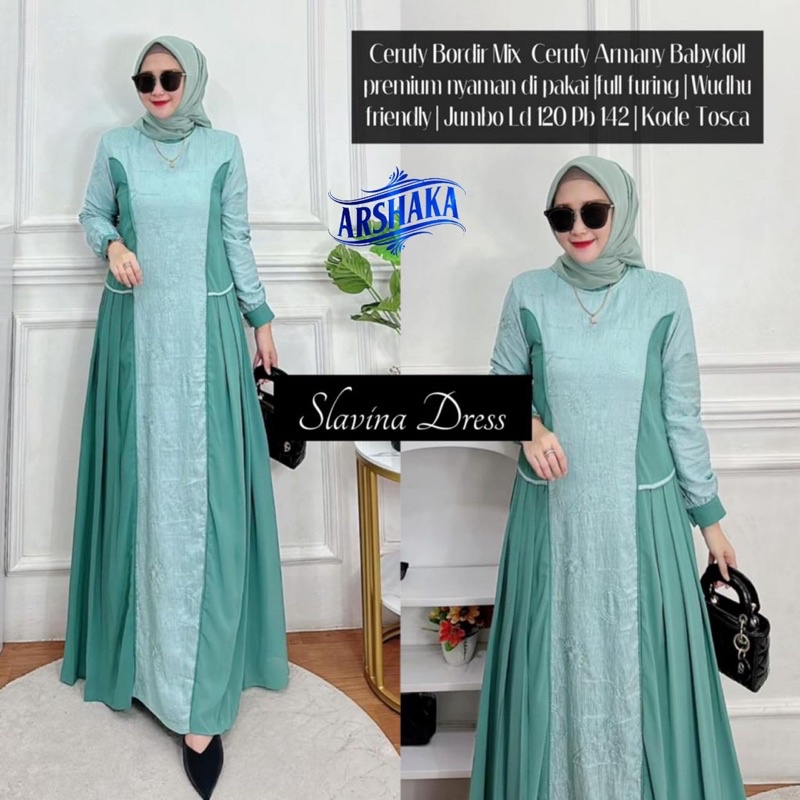 Slavina dress / gamis ceruty BY ARSHAKA