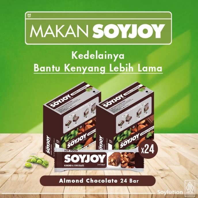 

Promo SOYJOY ALMOND & CHOCOLATE 30 gr 2 Box isi 24 pcs